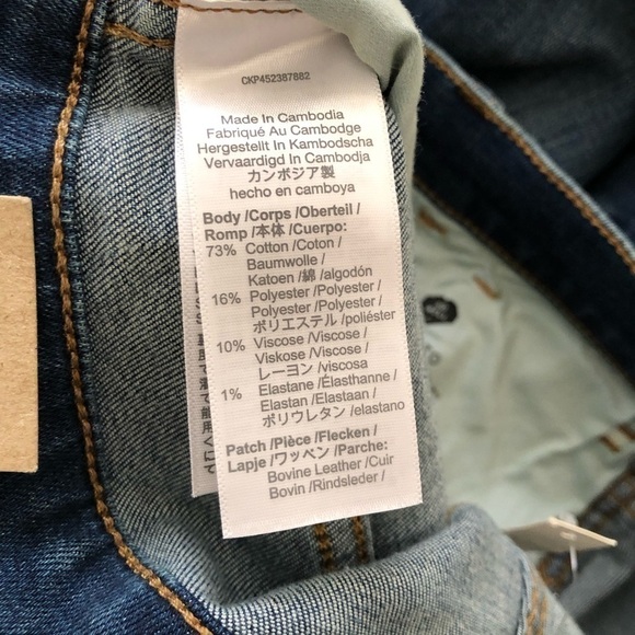 Madewell Blue High-Rise Roadtripper Skinny Jeans 26 - Picture 12 of 12